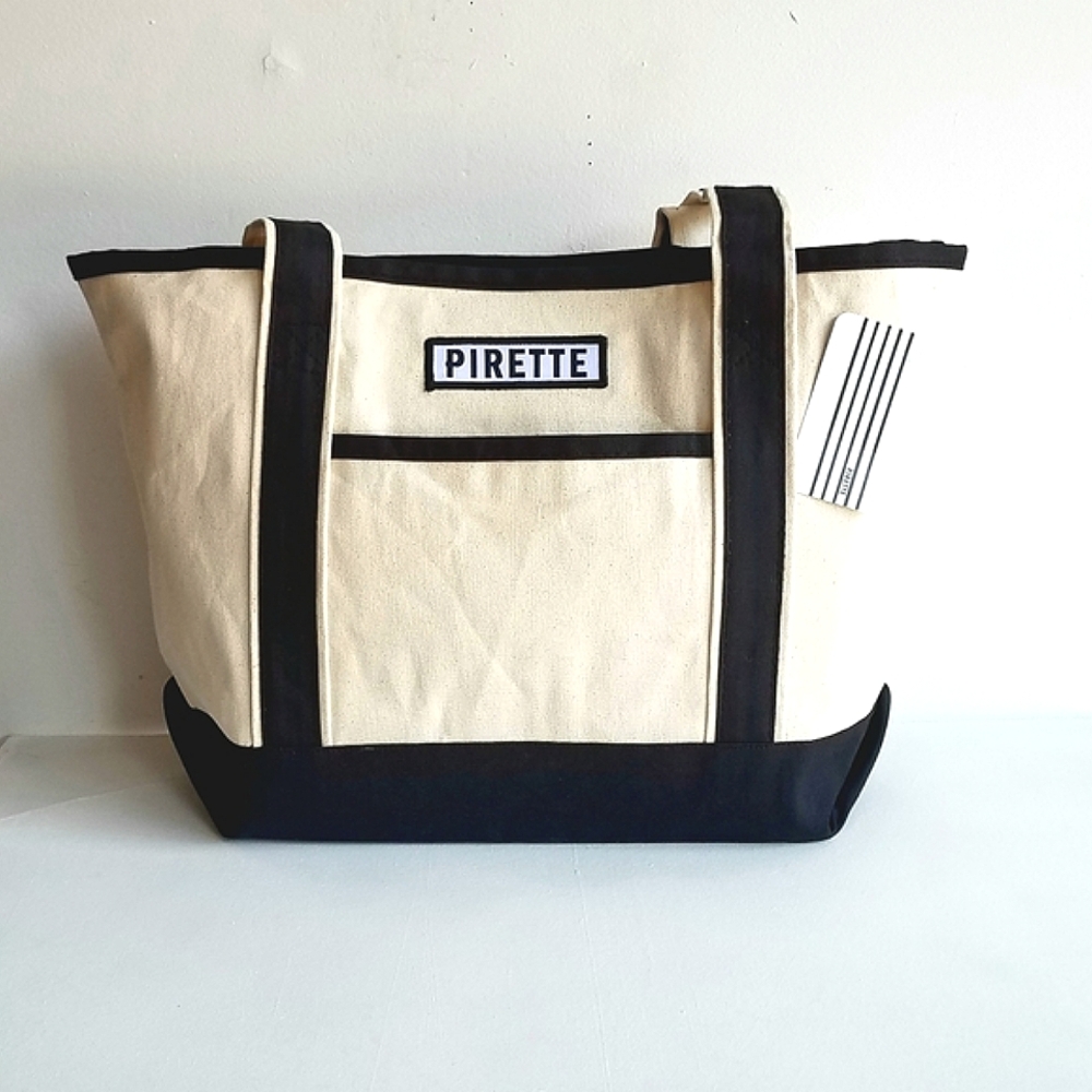 Pirette Canvas Beach Tote - Picture 5 of 10